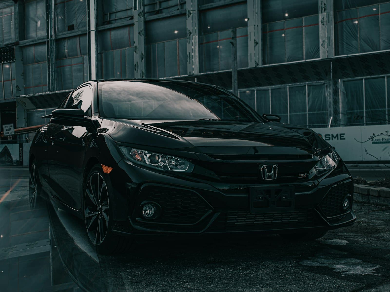 2018 Honda Civic Si Coupe in Crystal Black Pearl